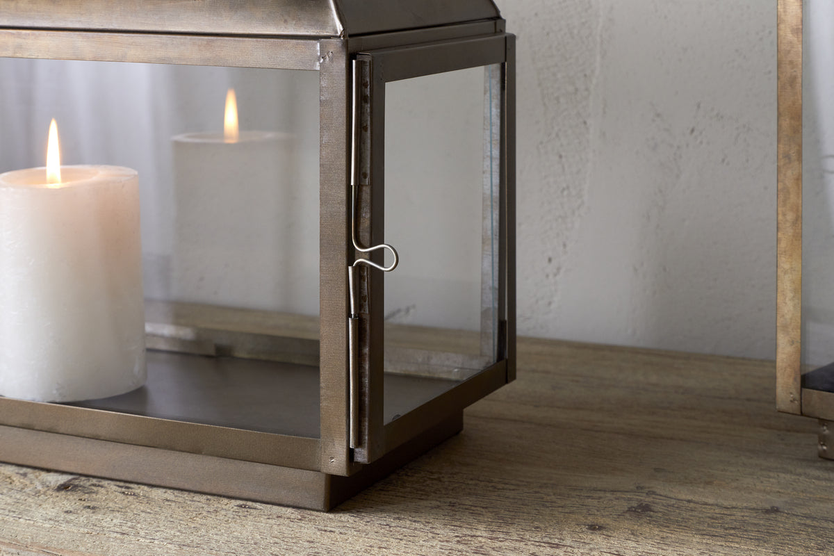 Lanterne large Kiwanda - Laiton antique