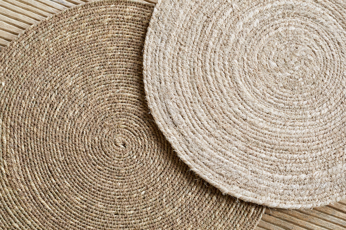 Sets de table tissés Keso - Marron (lot de 4)