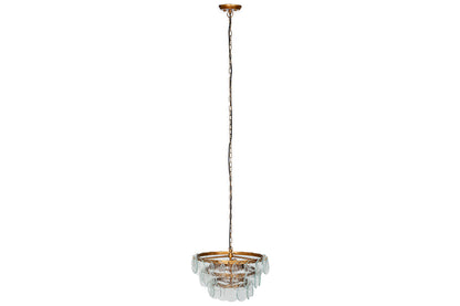 Lustre en verre recyclé Kagitha - Transparent