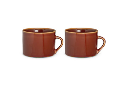 Tasses Kalini - Ambre - Grandes (Lot de 2)