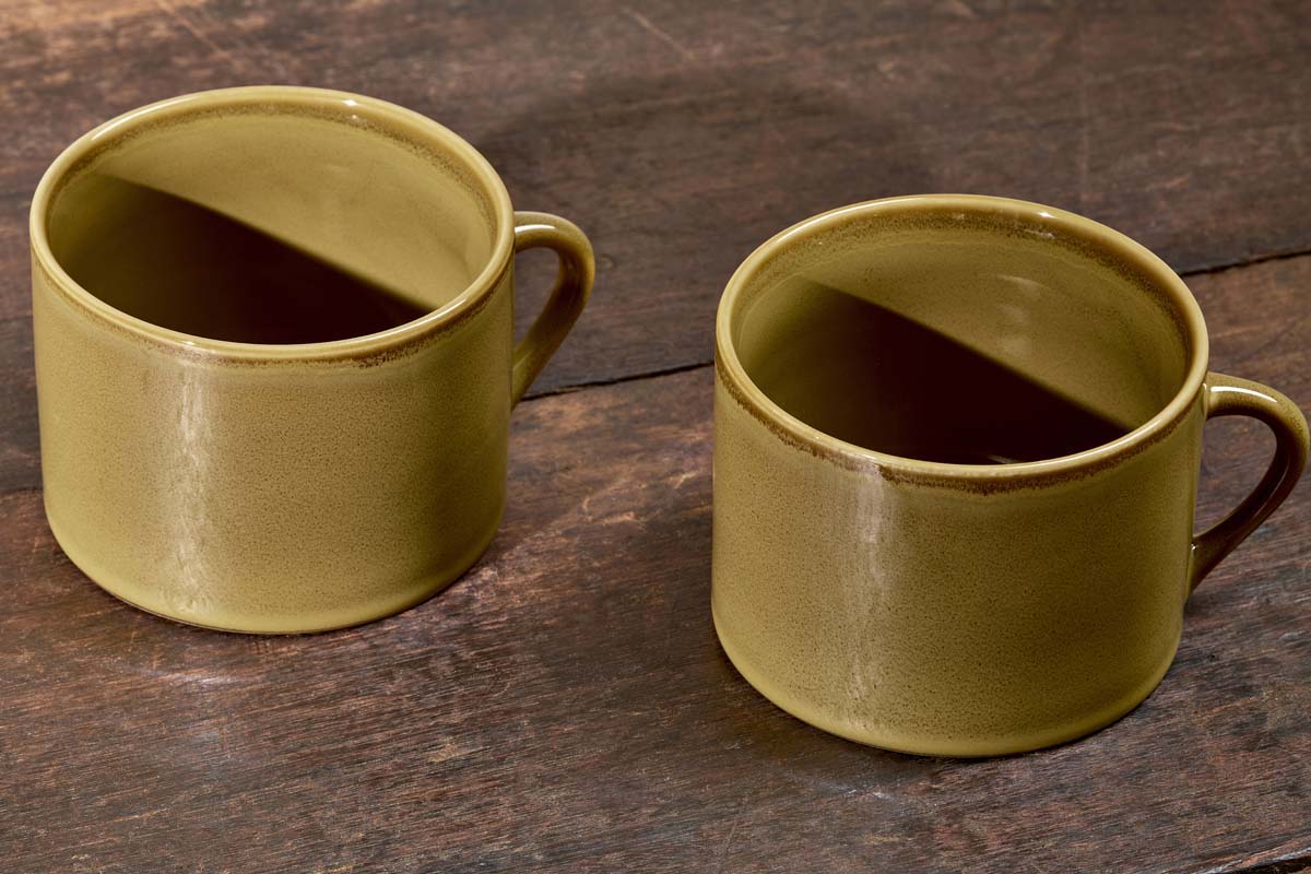 Tasses Kalini - Vert - Grandes (Lot de 2)