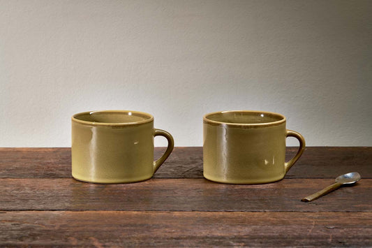 Tasses Kalini - Vert - Grandes (Lot de 2)
