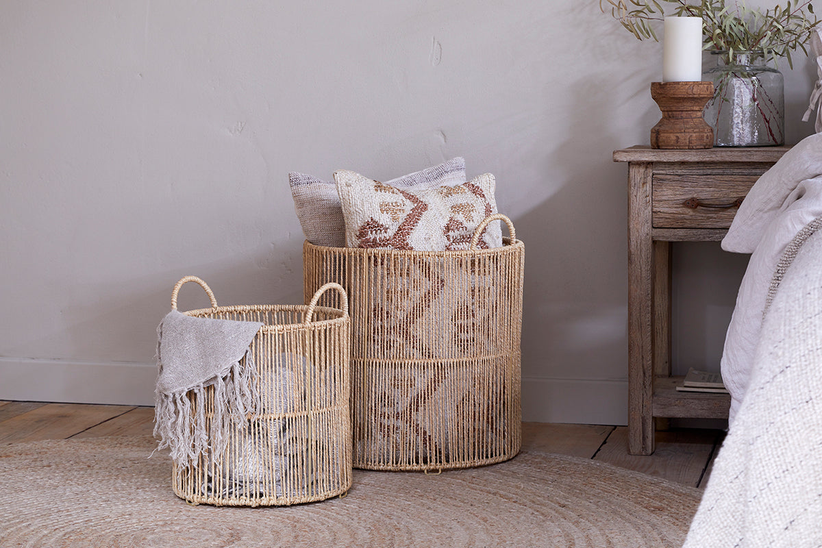 Panier en jute Kanika - Naturel