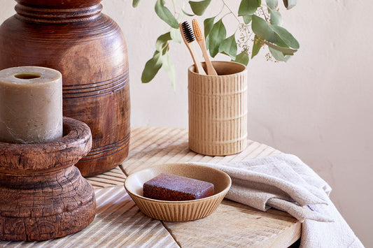 Porte-savon en céramique Kiani - Crème