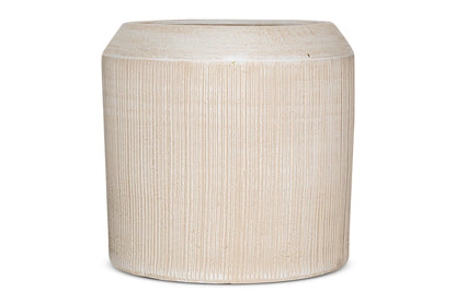Jardinière en céramique Kubo - Crème