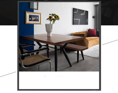 Table à manger scandinave nordique LINDA Radisson Live Edge à bord droit