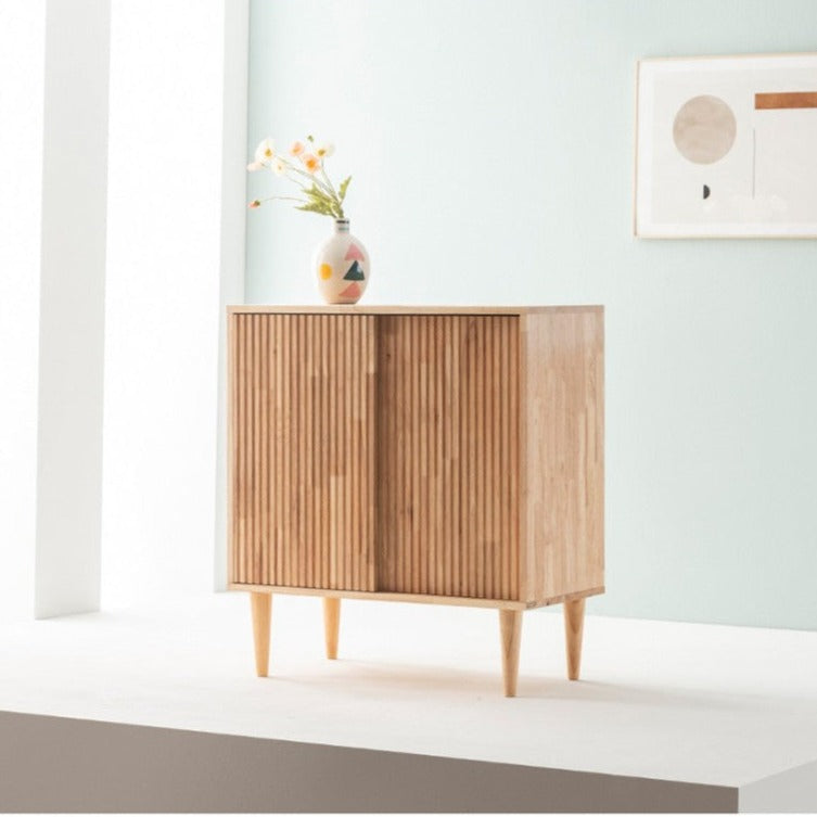 Buffet LOLA NEW YORK HILTON de style scandinave et nordique, tout en bois massif 
