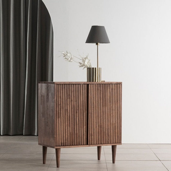 Buffet LOLA NEW YORK HILTON de style scandinave et nordique, tout en bois massif 