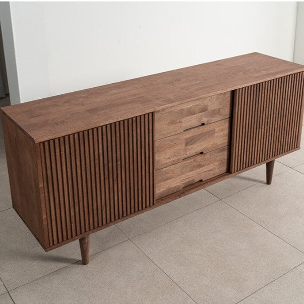 Buffet LOLA NEW YORK HILTON de style scandinave et nordique, tout en bois massif 