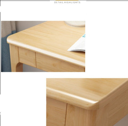 Bureau d'écriture LYDIA CARLTON Table d'ordinateur de bureau en bois massif 