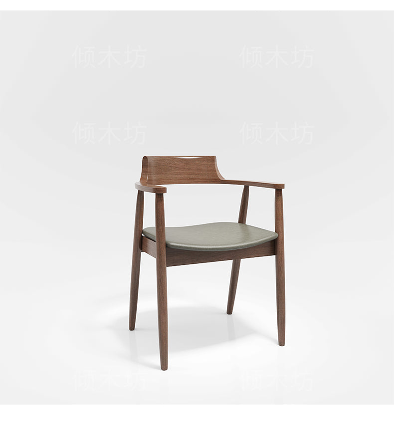 Chaise princesse LEILANI Hiroshima en bois massif, table de salle à manger ronde, option conférence (choix de 7 tailles)