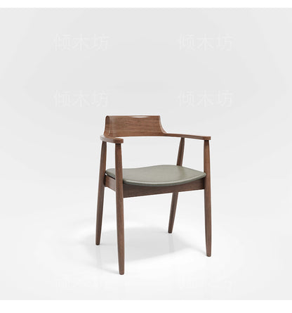 Chaise princesse LEILANI Hiroshima en bois massif, table de salle à manger ronde, option conférence (choix de 7 tailles)