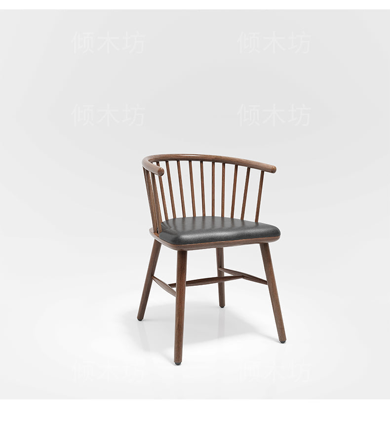 Chaise princesse LEILANI Hiroshima en bois massif, table de salle à manger ronde, option conférence (choix de 7 tailles)