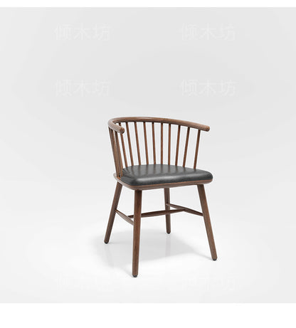 Chaise princesse LEILANI Hiroshima en bois massif, table de salle à manger ronde, option conférence (choix de 7 tailles)