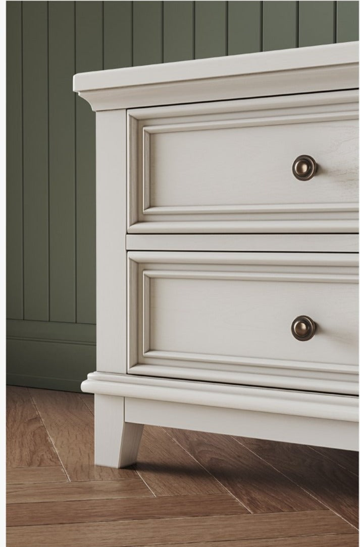 Meuble console TV en bois massif Leonardo Classic Country