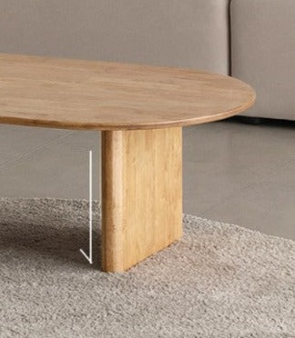 Lilah NEW YORK HILTON Table basse scandinave nordique en bois massif moderne