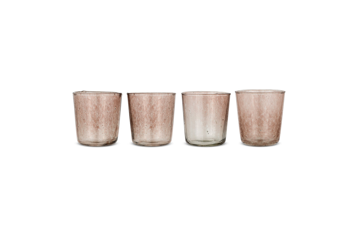 Verre Llanera - Prune - (Lot de 4)