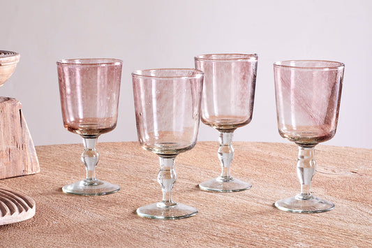 Verre à vin Llanera - Prune - (Lot de 4)