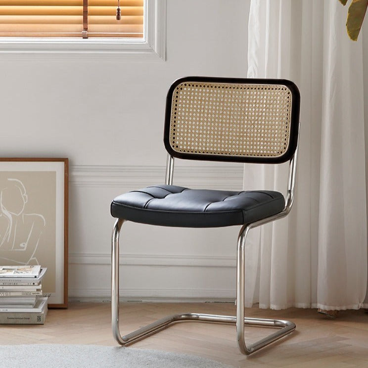 Chaise d'appoint en cuir véritable Londyn (lot de 2) 