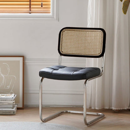 Chaise d'appoint en cuir véritable Londyn (lot de 2) 