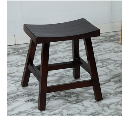 Tabouret de bar haut Luca en bois massif, chaise haute de café BR 067 WD