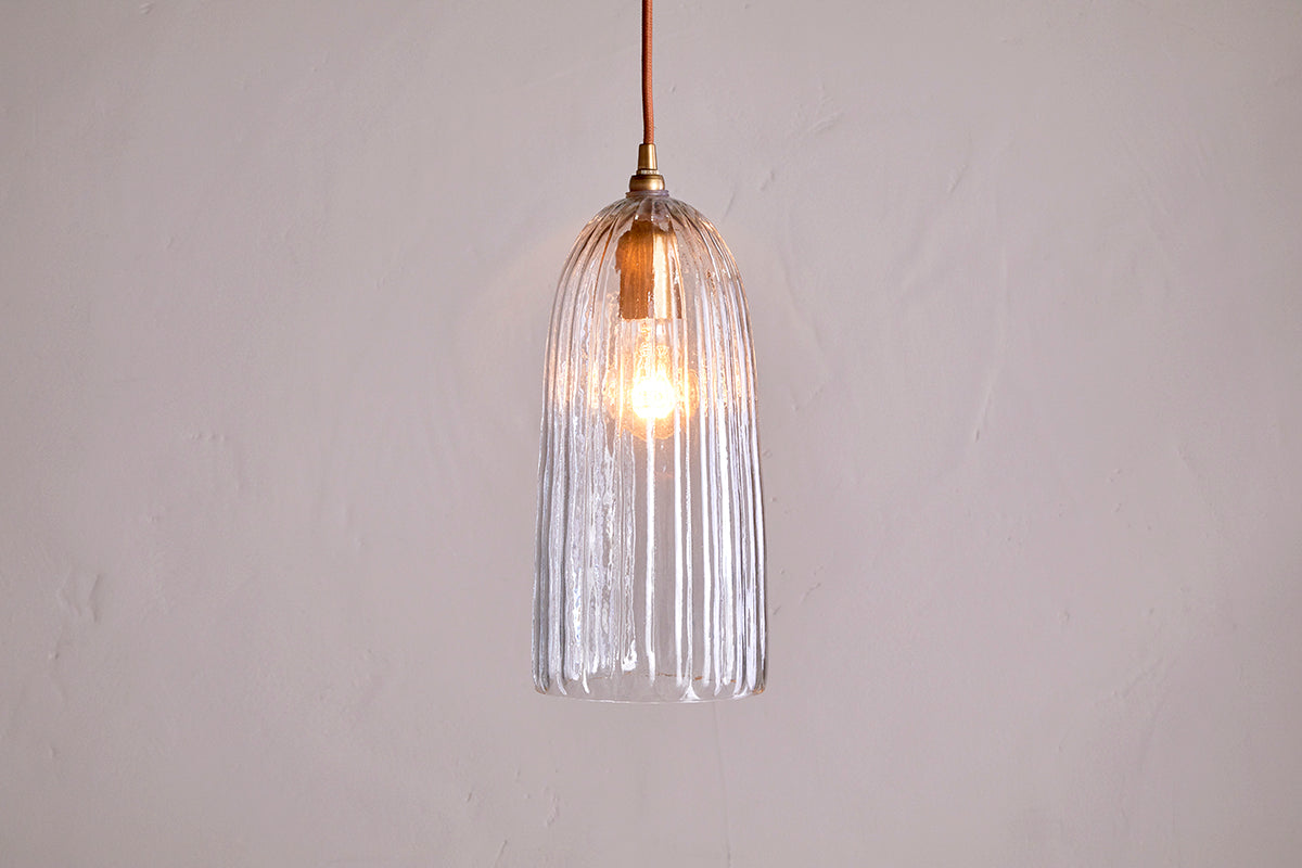 Suspension Lumina en verre recyclé - Transparent