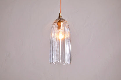 Suspension Lumina en verre recyclé - Transparent