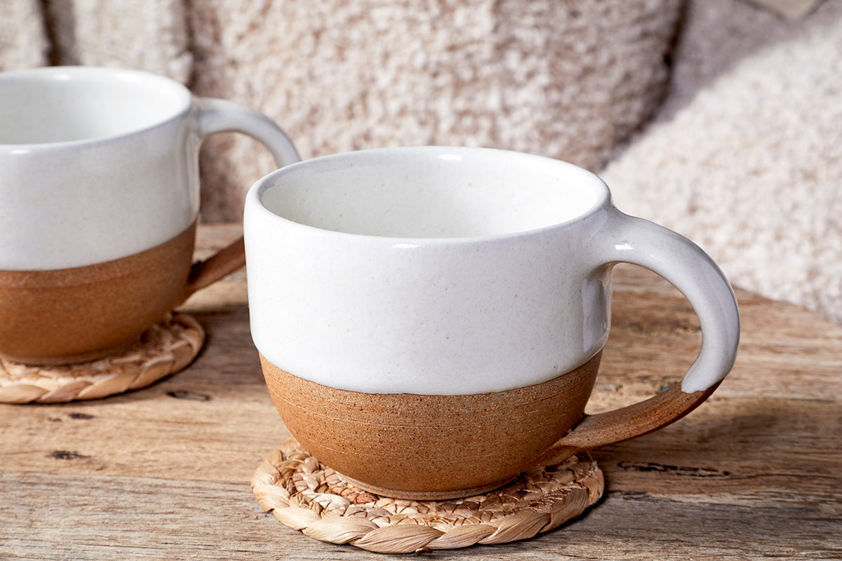 Tasse à café Mali - Blanc (lot de 2)