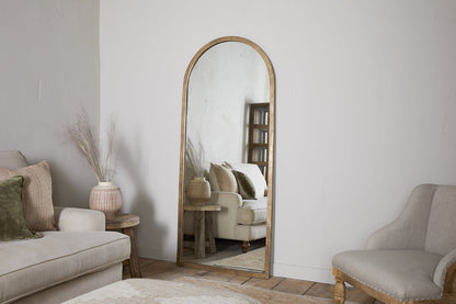 Miroir pleine longueur Murwara - Laiton antique