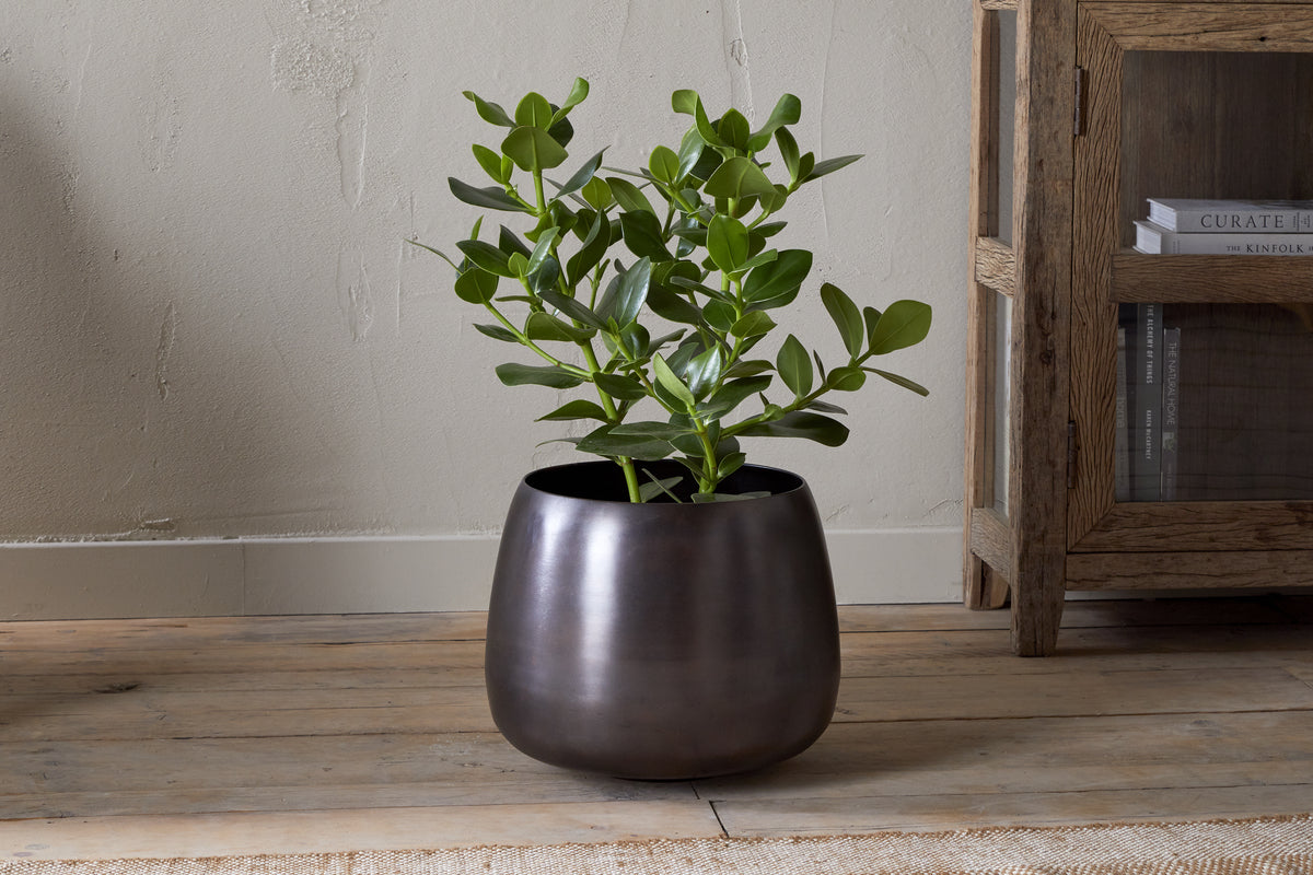 Pot de fleurs Maliki - Bronze vieilli