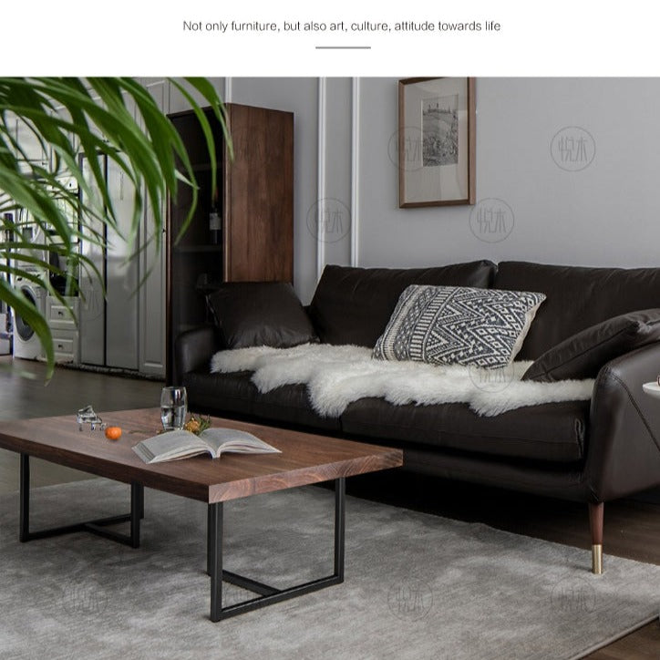 Table basse scandinave japonaise Maeve RADISSON en bois massif nordique (4 couleurs, 8 tailles) 