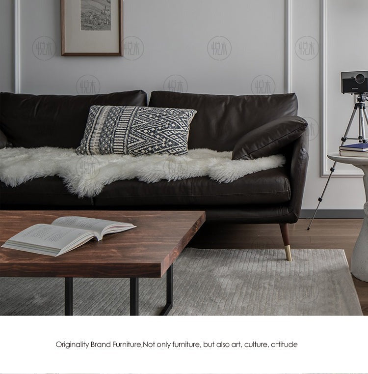 Table basse scandinave japonaise Maeve RADISSON en bois massif nordique (4 couleurs, 8 tailles) 