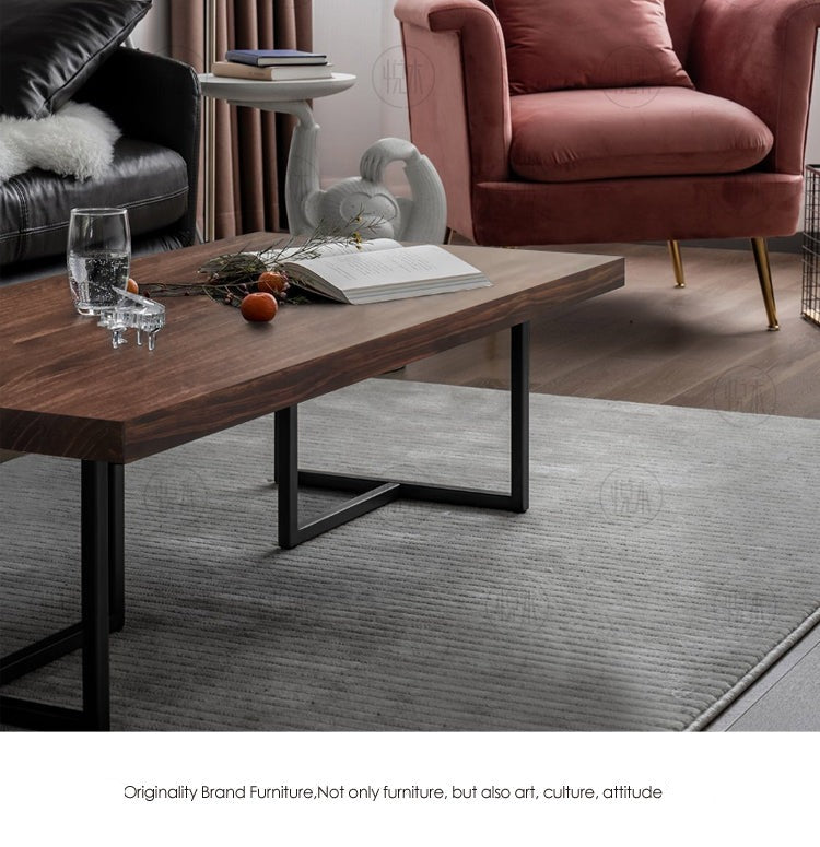 Table basse scandinave japonaise Maeve RADISSON en bois massif nordique (4 couleurs, 8 tailles) 