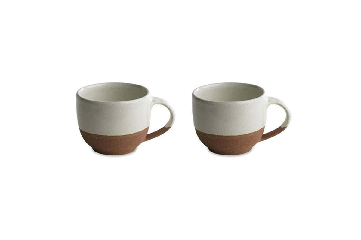 Tasse à café Mali - Blanc (lot de 2)