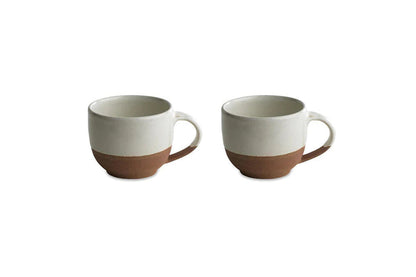 Tasse à café Mali - Blanc (lot de 2)