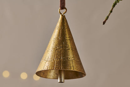 Boules de Noël en métal Manya - Laiton - (Lot de 3)