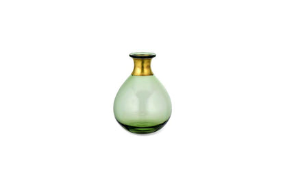 Mini vase en verre Miza - Vert