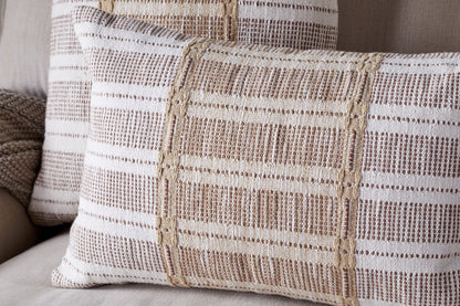 Housse de coussin en coton Nayika - Rouille