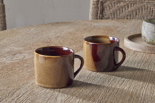 Mugs Naav - Moutarde - Petit format (lot de 2)