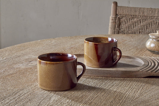 Mugs Naav - Moutarde - Grand (lot de 2)