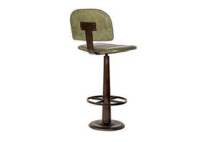 Chaise de bar Narwana - Vert riche