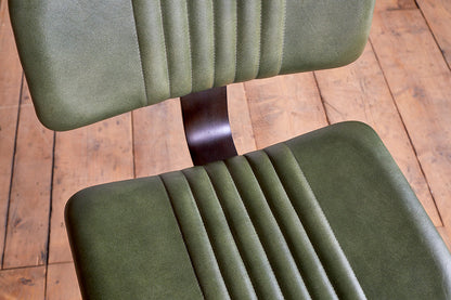 Chaise de bar Narwana - Vert riche