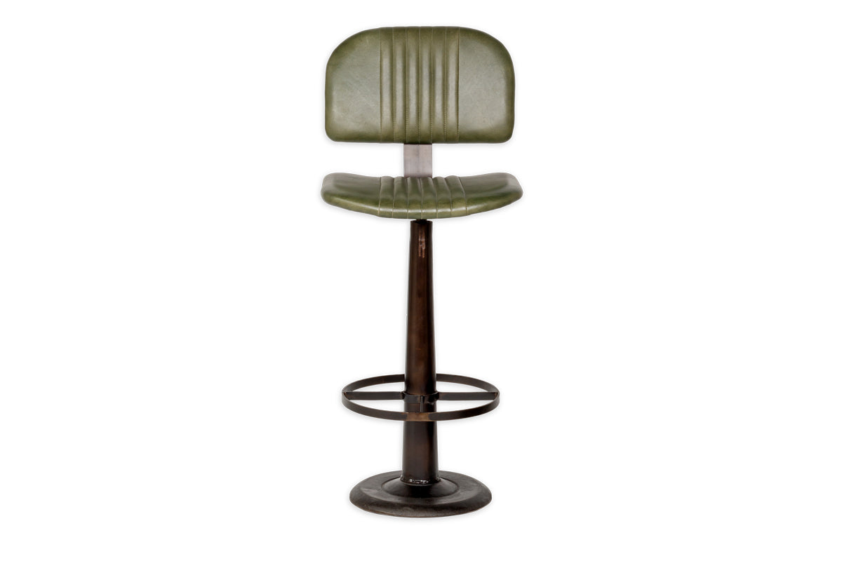 Chaise de bar Narwana - Vert riche