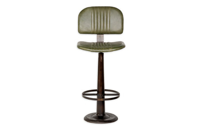 Chaise de bar Narwana - Vert riche