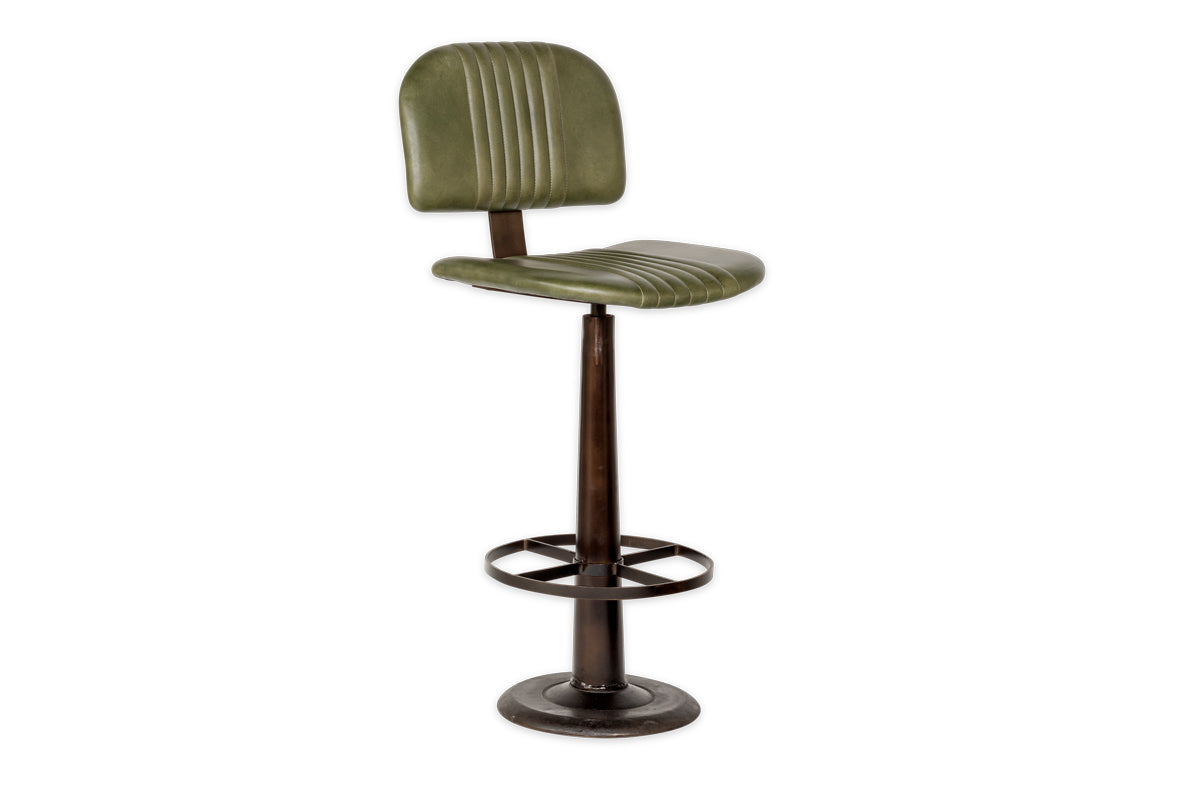 Chaise de bar Narwana - Vert riche