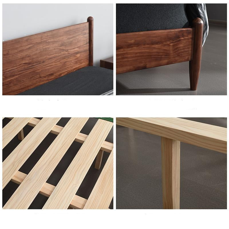 Lit nordique moderne ASHER 1,5 m/1,8 m Queen/King Size