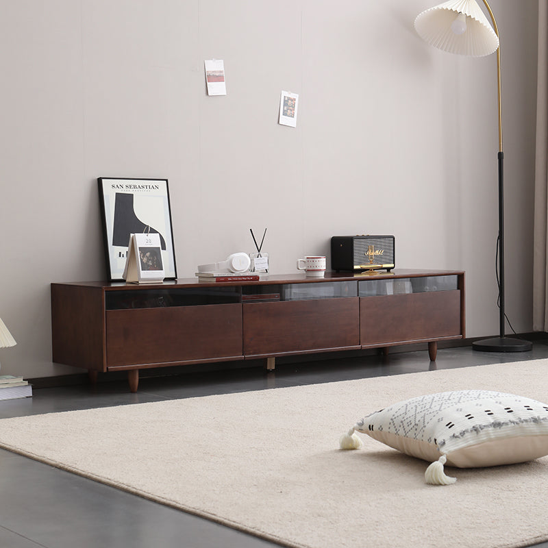 Meuble TV CYNTHIA SWEDEN en bois massif scandinave (3 tailles, 4 couleurs)