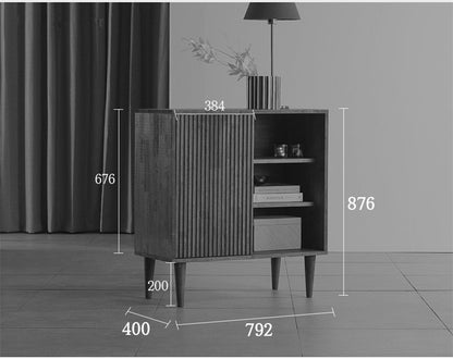 Buffet LOLA NEW YORK HILTON de style scandinave et nordique, tout en bois massif 