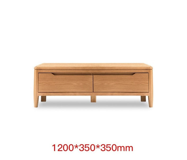 GEORGIA Sweden HILTON Meuble console TV en bois massif