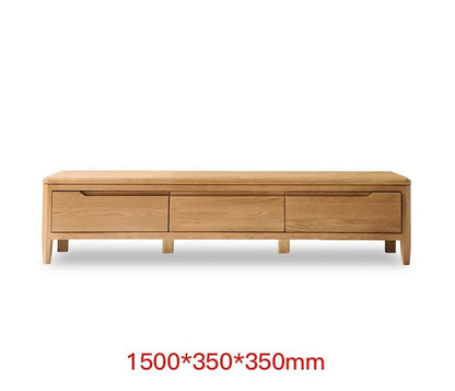 GEORGIA Sweden HILTON Meuble console TV en bois massif
